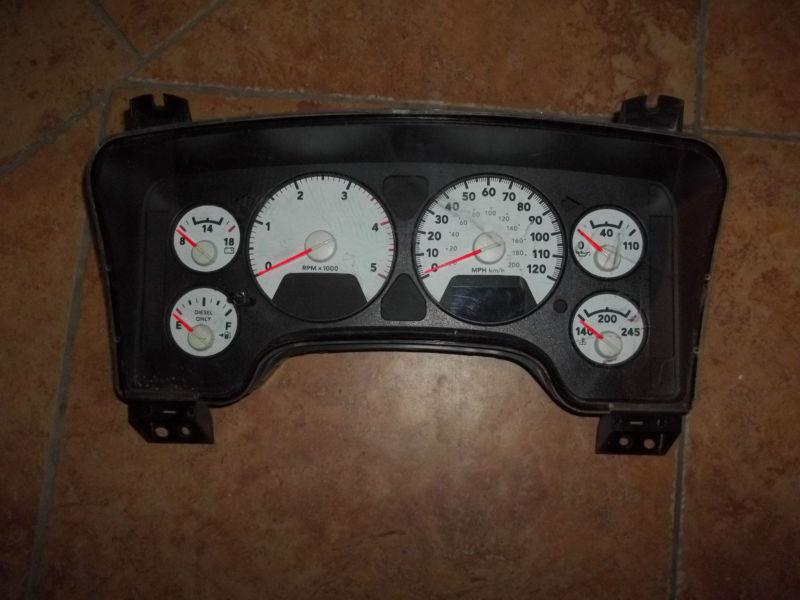 2006 dodge ram diesel speedometer gauge cluster 19,800 miles