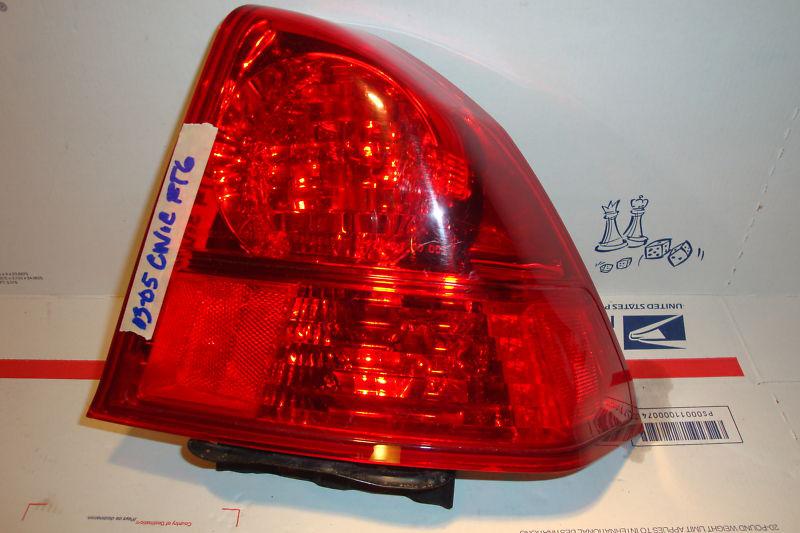 Factory*oem * 03 04 05 honda civic 4dr right tail light lamp 2003 2004 2005