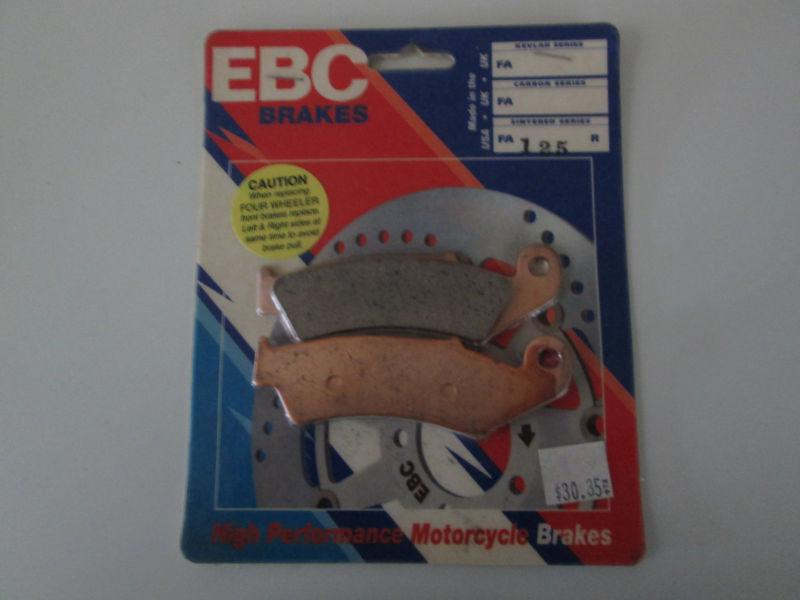 Ebc sintered r series front brake pads fa125r  (honda)