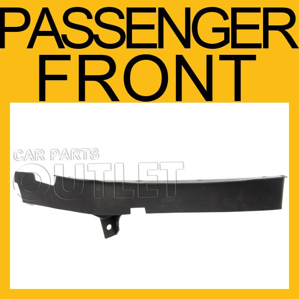 2000-2006 yukon front bumper outer filler gm1089170 plastic blk wo denali right