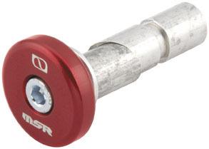 Msr billet bar ends to protect grips & handlebars anodized, red, fits most bars