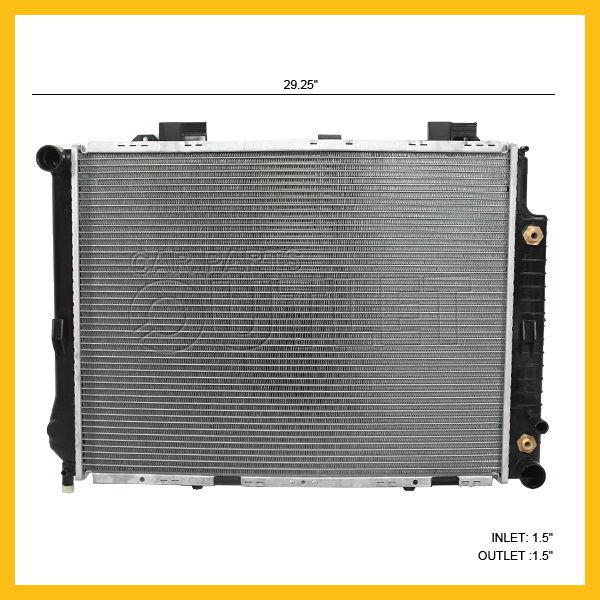 98-02 benz e320 4/5dr cooling radiator mb3010111 3.2l v6 auto 03 w201 wagon 2290