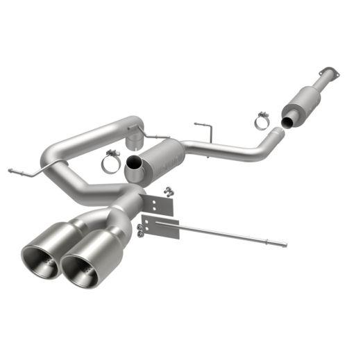 Magnaflow 15155 exhaust muffler-stainless steel cat-back system, mandrel-bent