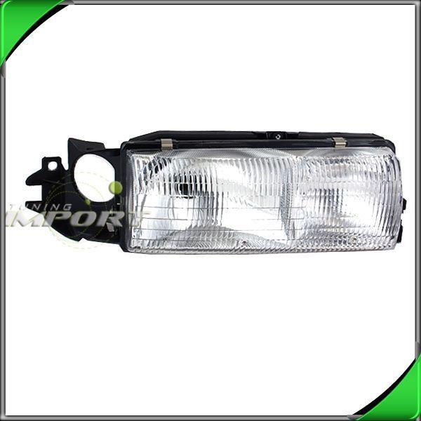 Right side head light lamp assembly 1991-1996 chevy caprice impala clear lense