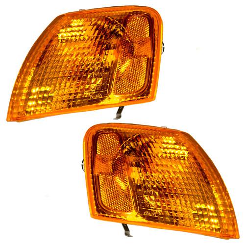 New pair set park signal marker corner light lamp dot 98-01 vw volkswagen passat