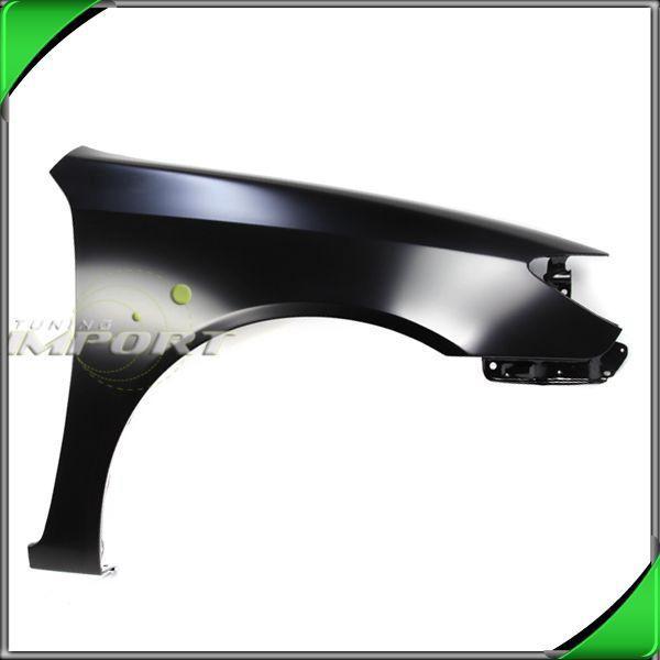 02-06 toyota camry right front fender primed black steel replacement rh capa new