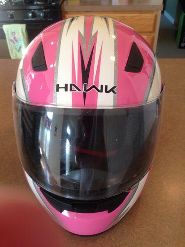 Nwt hawk pink motorcycle helmet - medium