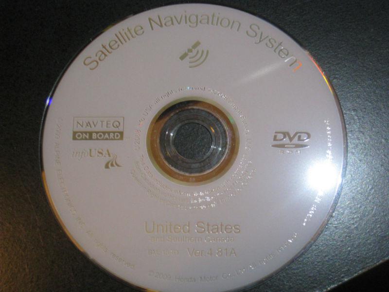 Honda satellite navigation system dvd ver 4.81a