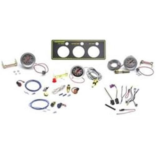 New speedway auto meter ultra-nite 3 gauge panel kit