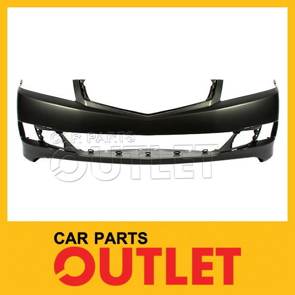 06 07 08 acura tsx front bumper cover primered facial plastic fascia w/o spoiler