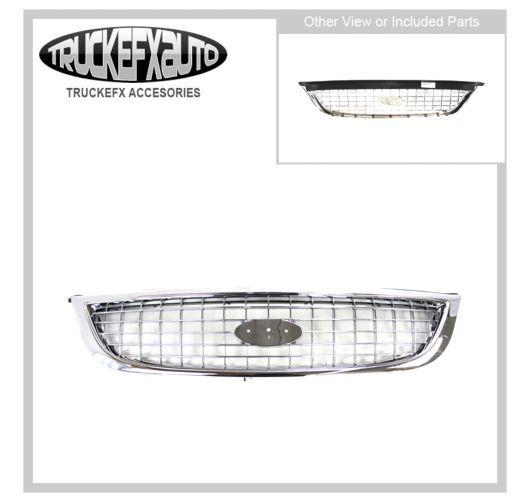 1f2z8200aa grille assembly new chrome ford windstar 2003 2002 2001 2000 parts