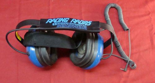 Racing radios headphones model 8830 diversified electronics nascar