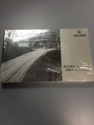 2001 acura tl owners manual original new