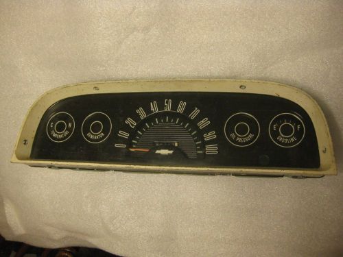 60 61 62 63 chevy truck instrument guage dash chevrolet