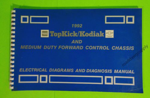 1992 gmc topkick chevy kodiak electrical wiring diagrams service manual