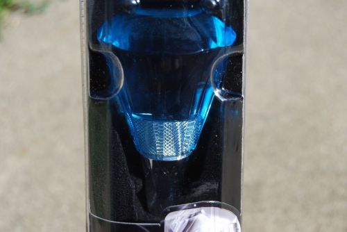 Crystal blue diamond shift shifter gear knob easy install see inside for detail+