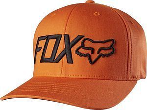 Fox racing bringer mens flexfit hat orange/black