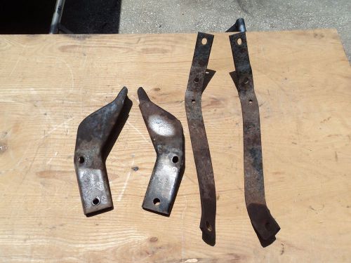 1962 1963  ford falcon front bumper brackets oem