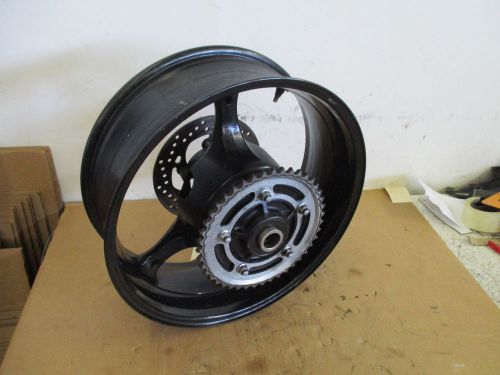 07 08 suzuki gsxr 1000 rear wheel with sprocket and rotor gsx-r rear wheel 1000