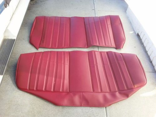 Bmw e30 325e 325i 318 upholstery standard rear seat kit german vinyl cardinal