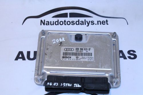 Audi a6 | 1.9 tdi ecu | 2003 | ecu number 0281010812 | 038906019gf