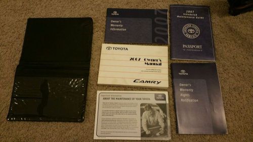 2007 toyota camry owners manual