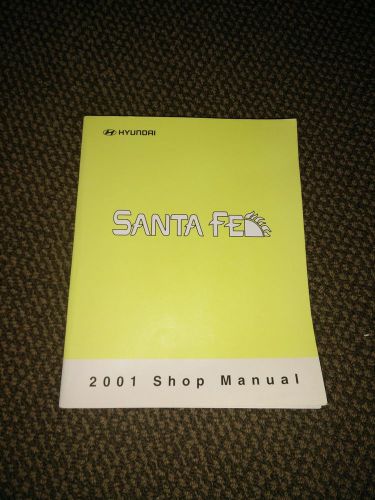 * hyundai oem santa fe 2001 shop manual factory * excellent *