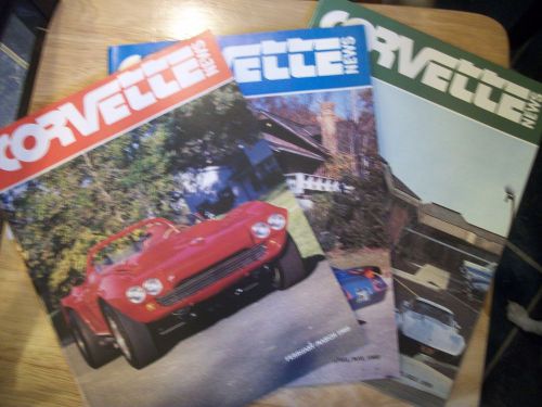 Lot of corvettes news no ads booklets all 1980 ships free