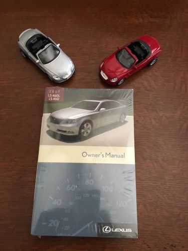 2007 lexus ls460 ls 460 ls460l owners manual set original factory sealed bnib