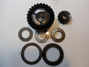 1971 johnson evinrude 100 hp forward pinion gear set w/ shims bearings part lot