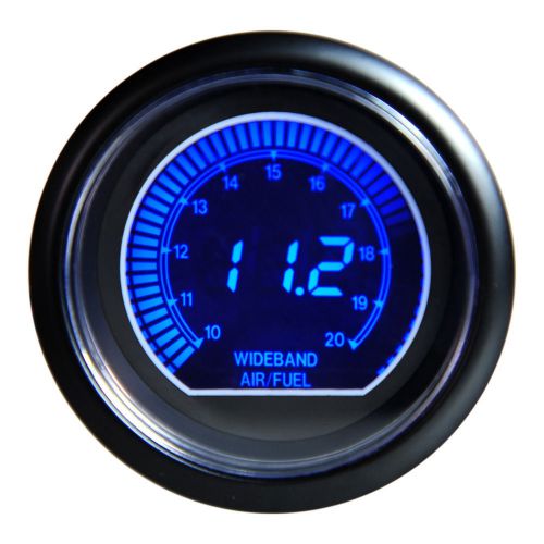 Car motor smoke dials face tint len 2.5&#034; 60mm air/fuel ratio gauge meter