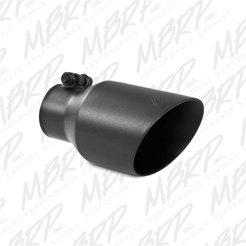 Mbrp exhaust t5123blk dual wall angled exhaust tip