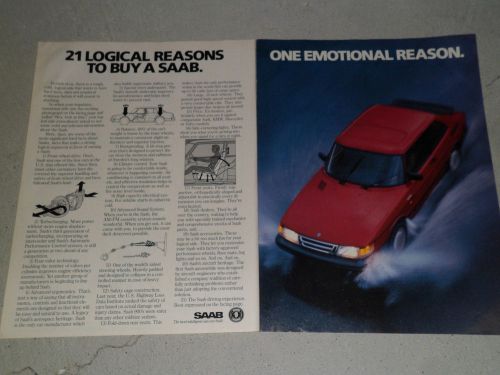 1986 saab article / ad