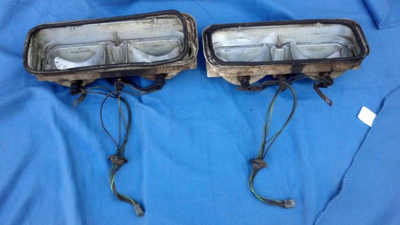 1968 pontiac gto gm tail light housings nice originals 