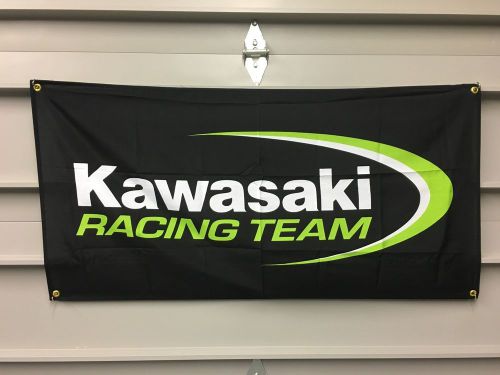 Kawasaki flag ~ atv motorcycle z1 kz900 h1 kz vulcan z1b 900 wb mach 2 ninja v8