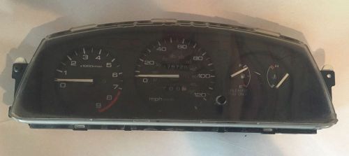 Instrument speedometer cluster 92-95 honda civic 5 speed tach mt ex si 178,728