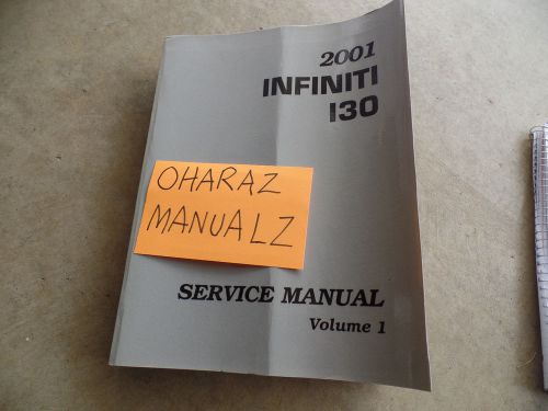 2001 infiniti i30 service manual volume 1 only! see pic for services included!