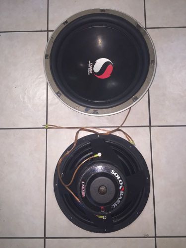 Kicker 15&#034; car subwoofer