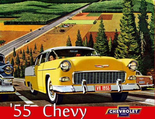 Chevrolet 1950-1959 custom t tee shirt vintage designs from ads brochure impala