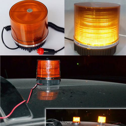 12v amber emergency hazard warning u strobe xenon flasher strobe light