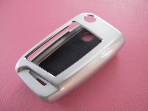 Aluminum silv white remote fob key cover shell case 3 button for vw tsi golf mk7