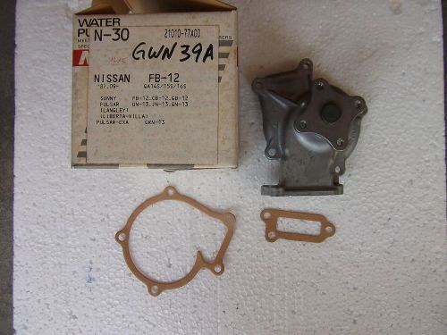 Datsun sunny b12/pulsar n 13 water pump assy (japan)(nos)a n