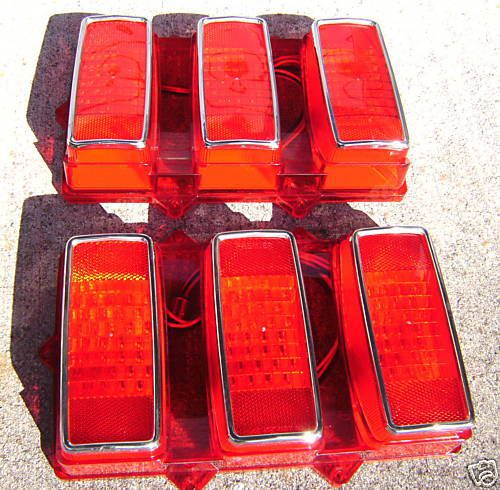 1969 ford mustang pair of led tail lights 108 led,s