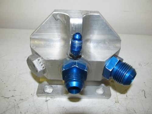 Billit aluminum oil filter adapter, takes hp-6 oil filter