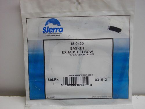 Sierra 18-0430 exhaust elbow gasket omc 912477