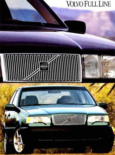 1994 volvo factory brochure -850 sportswagon-850 turbo-940-960-4d &amp; sw