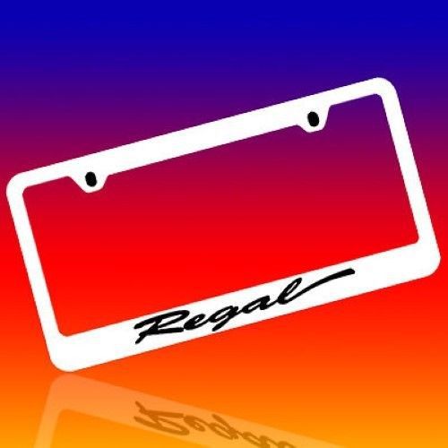 Buick *regal* genuine engraved chrome license plate frame tag holder 1