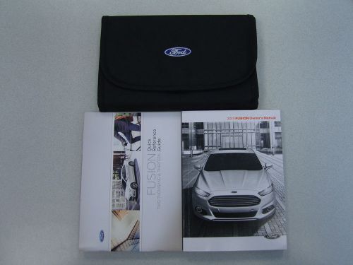 Ford 2013 fusion owners manual 13 book guide