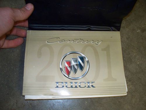 2001 buick century owners manual factory oem guide book