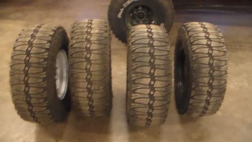 33x12.50x15 super swamper trxus sts tires and wheels